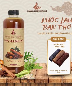 Nước Lau Bàn Thờ Thảo Mộc Phong Thủy Diệp Hà – Thanh Tẩy Uế Khí, Thu Hút Tài Lộc